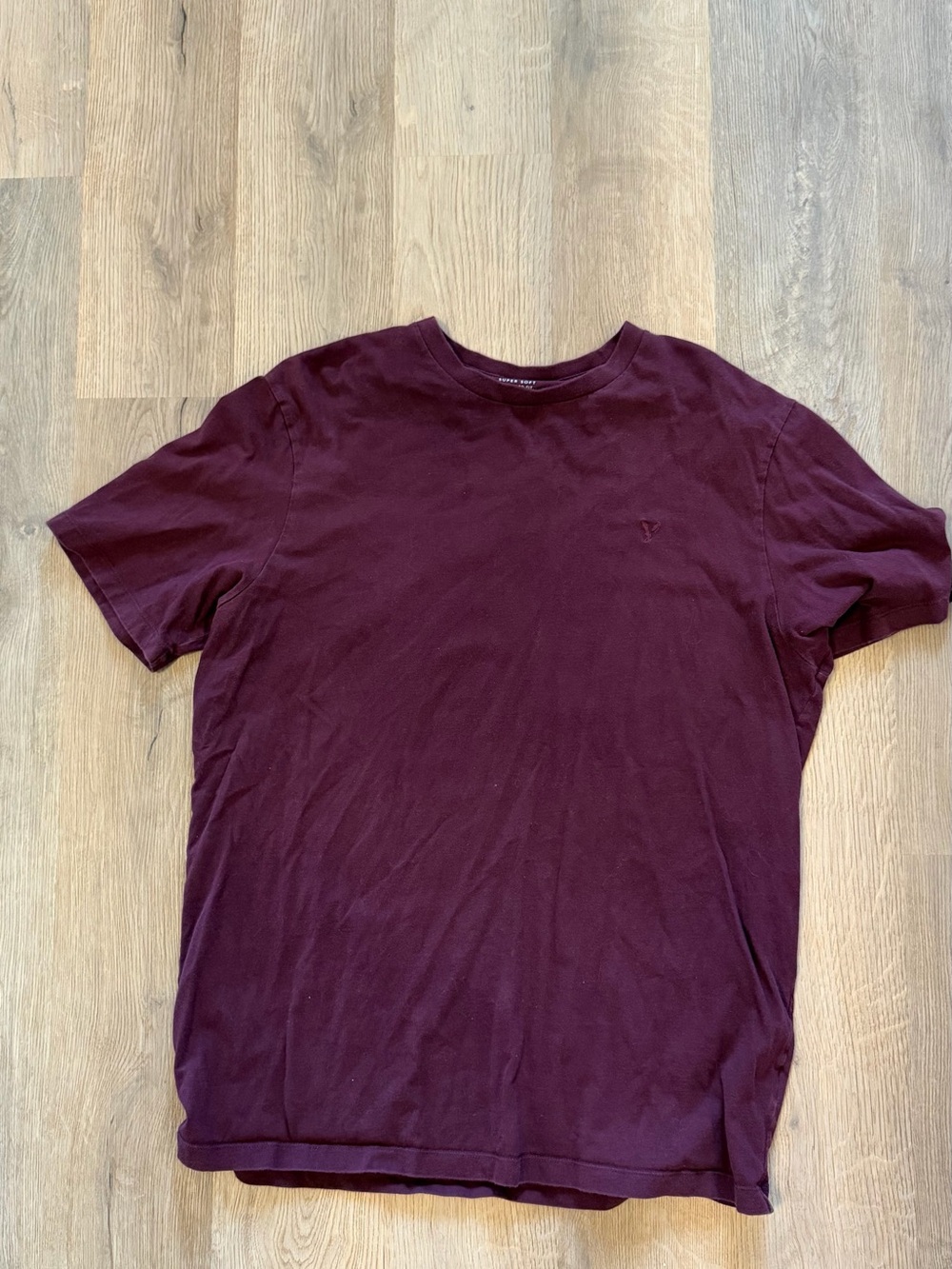 American Eagle Super Soft Men’s XLT Burgundy T Shirt Minimalist Streetwear Tee